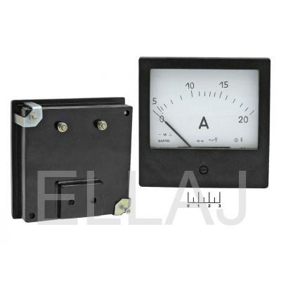 Амперметр ЭА120Ц 50/5А через тр-р тока 5А
