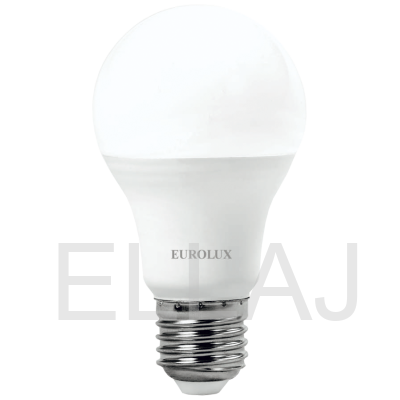 Лампа светодиодная Eurolux :LL-E-A60-15W-230-6K-E27 (груша, 15Вт, холод., Е27) 