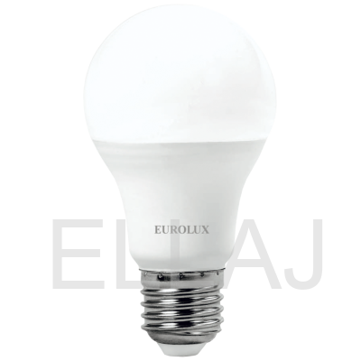 Лампа светодиодная Eurolux  LL-E-A60-15W-230-6K-E27 (груша, 15Вт, холод., Е27) 