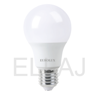 Лампа светодиодная Eurolux :LL-E-A60-11W-230-6K-E27 (груша, 11Вт, холод., Е27) 