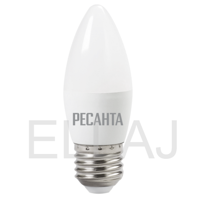 Лампа светодиодная РЕСАНТА  LL-R-C37-6W-230-4K-E27