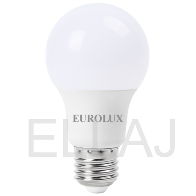 Лампа светодиодная EUROLUX: LL-E-A60-9W-230-4K-E27