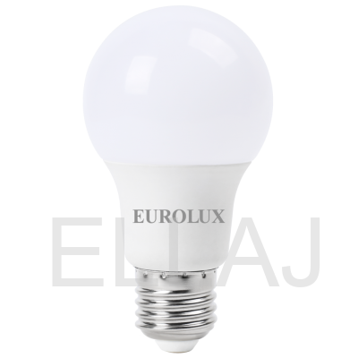 Лампа светодиодная EUROLUX  LL-E-A60-9W-230-4K-E27