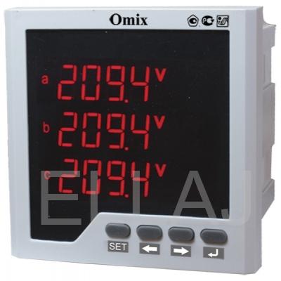 Мультиметр трехфазный щитовой  Omix P99-ML-3-0.5-RS