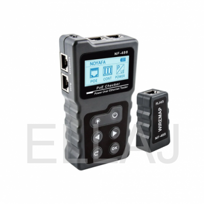 NOYAFA NF-488: Кабельный тестер устройств с питанием по витой паре (PoE) 