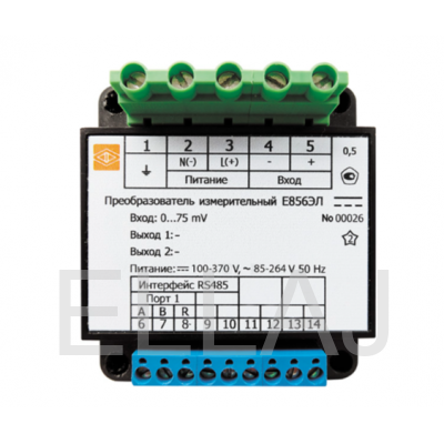 Измерительного преобразователь напряжения Е856ЭЛ-0...500В-24ВН-х-х-1RS