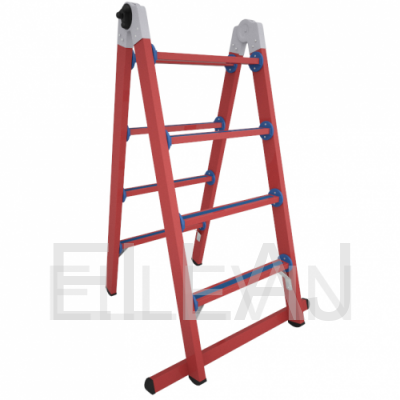 Лестница-стремянка стеклопластиковая  трансформер мягкий грунт ЛСПТД-1,5МГ