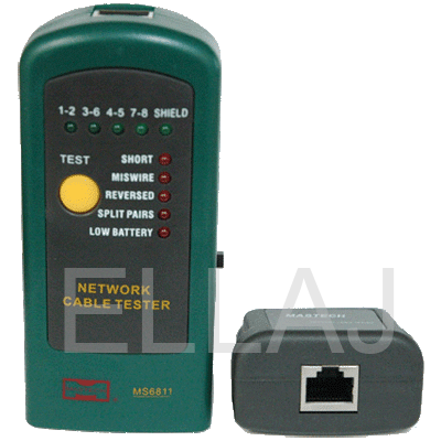MS6811 Тестер кабеля замыкание, обрыв, идентиф. в многож. кабелях MASTECH