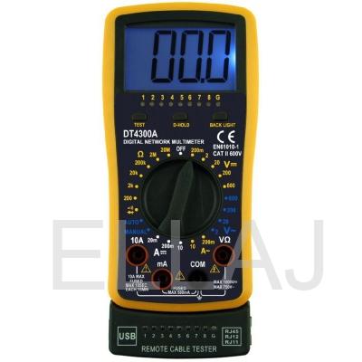 DT4300A Мультиметр с функцией кабельного тестера