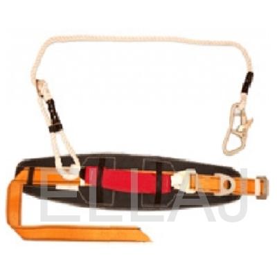 Удерживающая привязь: с амортизатором: УП1АВ ( ПП-1аВ): (строп пол. канат)