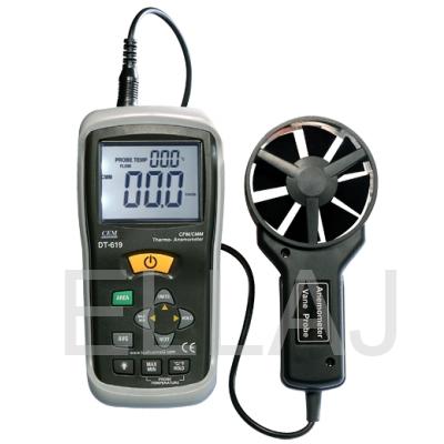 Измеритель скорости воздуха и температуры CEM DT-619