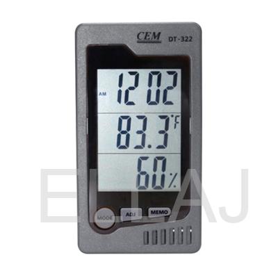 Часы Измеритель температуры  и влажности DT-322 