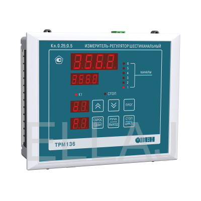 ТРМ136 шестиканальный регулятор с RS-485