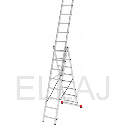 Лестница алюминиевая многофункциональная  трехсекционная NV2230308