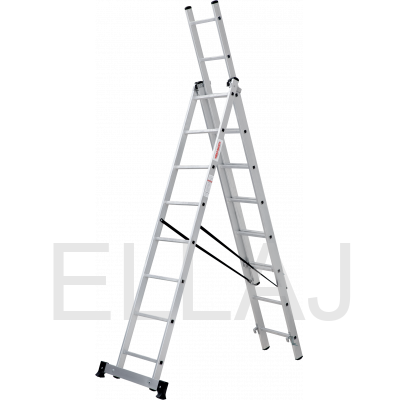 Лестница алюминиевая трехсекционная  N1230308