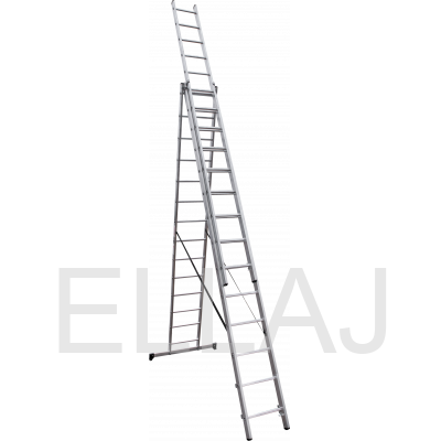 Лестница алюминиевая трехсекционная :N1230314