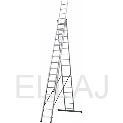 Лестница алюминиевая трехсекционная  N1230316