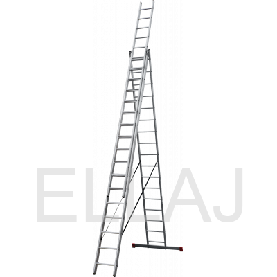 Лестница алюминиевая трехсекционная :N1230317