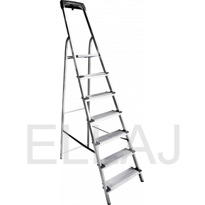 Стремянка алюминиевая  со ступенями 130 мм и органайзером NV1118107