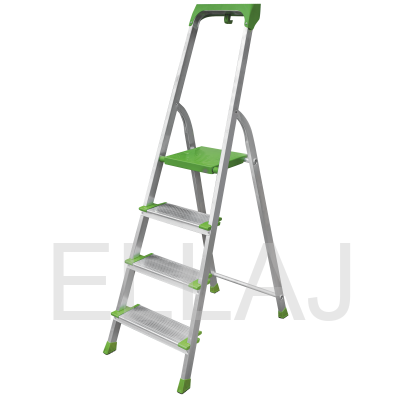 Стремянка алюминиевая :со ступенями 130 мм и органайзером NV2118104