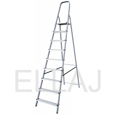 Стремянка стальная :с алюминиевыми ступенями NV1130109