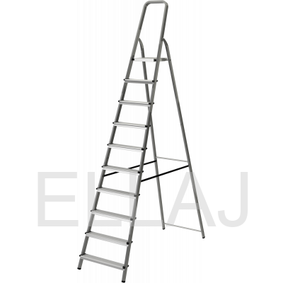 Стремянка стальная :с алюминиевыми ступенями NV1130110