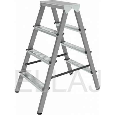 Стремянка стальная двухсторонняя :NV116204