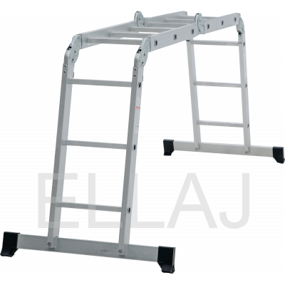 Лестница-трансформер алюминиевая :с помостом, ширина 340 мм NV2330406