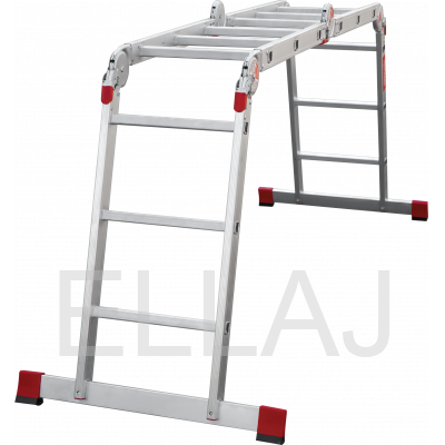 Профессиональная алюминиевая  лестница-трансформер, ширина 400 мм NV3320403