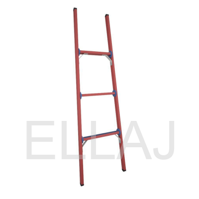 Лестница стеклопластиковая  диэлектрическая приставная телеком+крюки ЛСПД-1,5 ТК