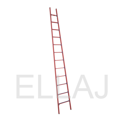 Лестница стеклопластиковая  диэлектрическая приставная крюки ЛСПД-4,5 Евро К