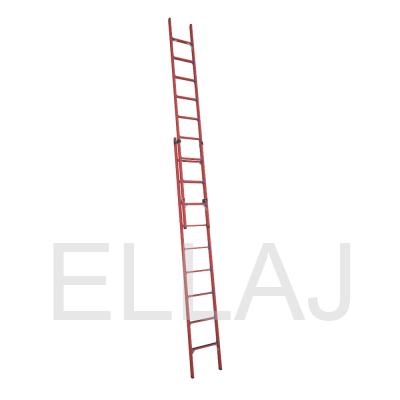 Лестница стеклопластиковая: диэлектрическая приставная раздвижная ЛСПРД-6,0 Евро