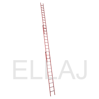 Лестница стеклопластиковая  диэлектрическая приставная раздвижная мягкий грунт ЛСПРД-9,0 Евро МГ