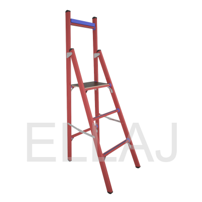 Стремянка стеклопластиковая  диэлектрическая СВД-1,0 Е с вертикальной опорой